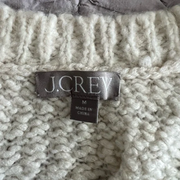 J. Crew Ivory Cable Knit Vest - Picture 6 of 8